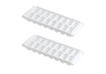 upgraded Kitch Ice Tray simple Release White Ice Cube Trays, Collection