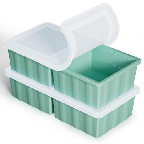 Minimalist Silicone Freezer Tray for Soup Ice Cubes: Essentials