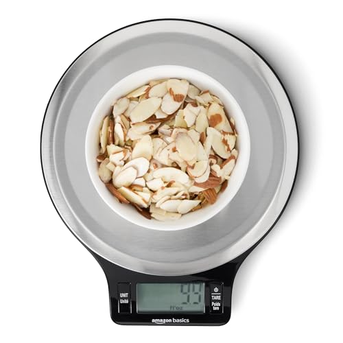 Smart Home Basics Digital Kitchen Scale with LCD Display, Tare Set