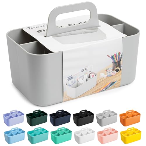 refined Tiawudi Multipurpose Caddy Organizer, Plastic Caddy with Handle, Stackable Kit