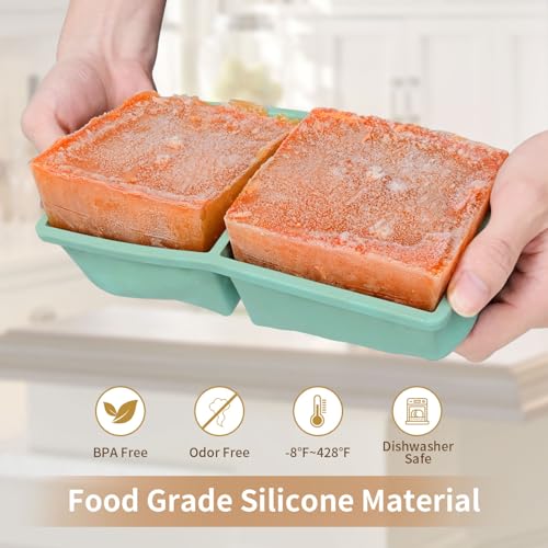 Minimalist Silicone Freezer Tray for Soup Ice Cubes: Essentials