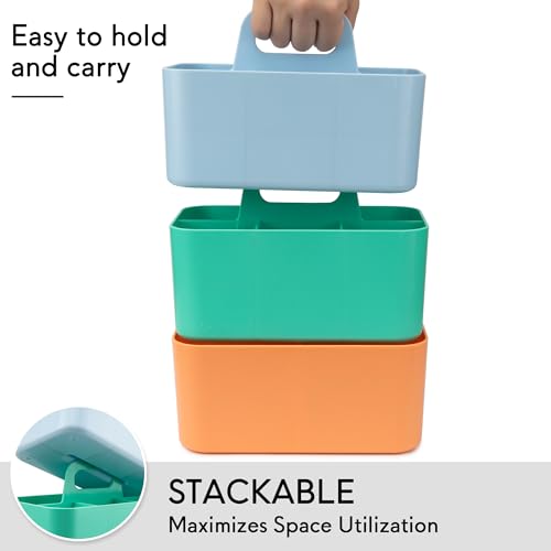 refined Tiawudi Multipurpose Caddy Organizer, Plastic Caddy with Handle, Stackable Kit