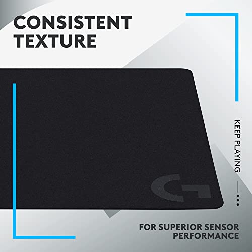 Modern Logitech G240 Cloth Gaming Mouse Pad, Optimized for for Daily Use