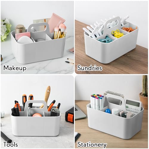 refined Tiawudi Multipurpose Caddy Organizer, Plastic Caddy with Handle, Stackable Kit