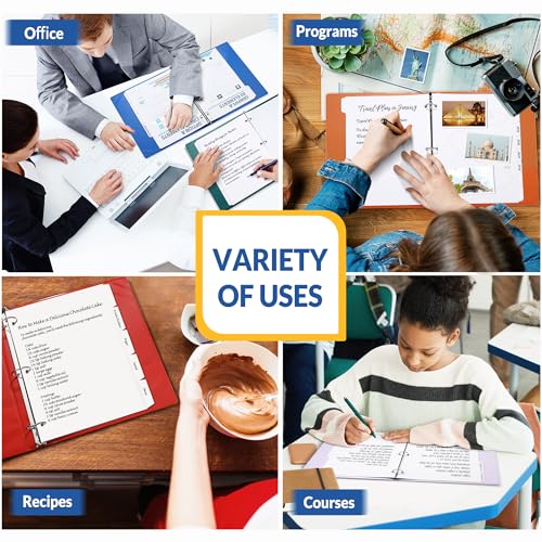 Classic SUNEE Binder Dividers with Tabs for 3