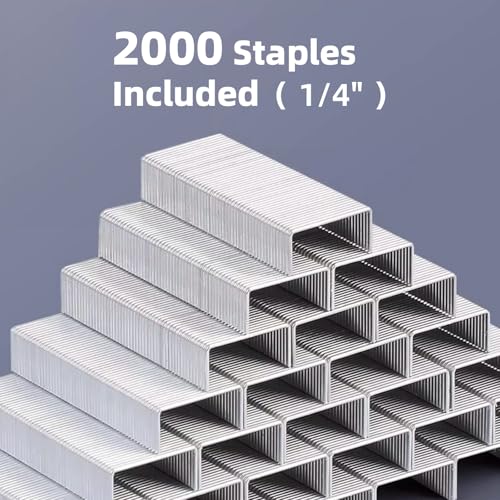 Classic Long Reach Stapler,with 2000 Staples & Stapler Remover Full for Daily Use