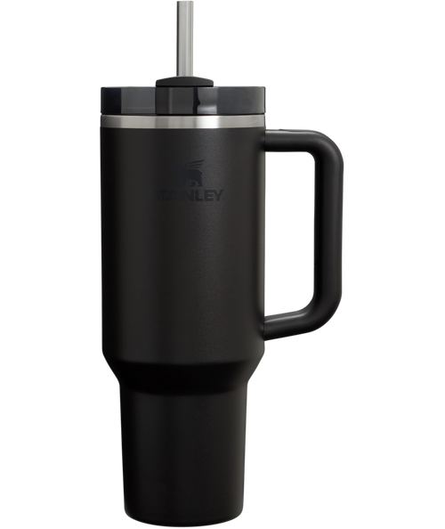 Car-Cup Friendly The Quencher H2.0 Flowstate Tumbler  | Stanley Create D332L - 40oz Large Capacity Car-Cup Friendly Quencher - Black 2.0