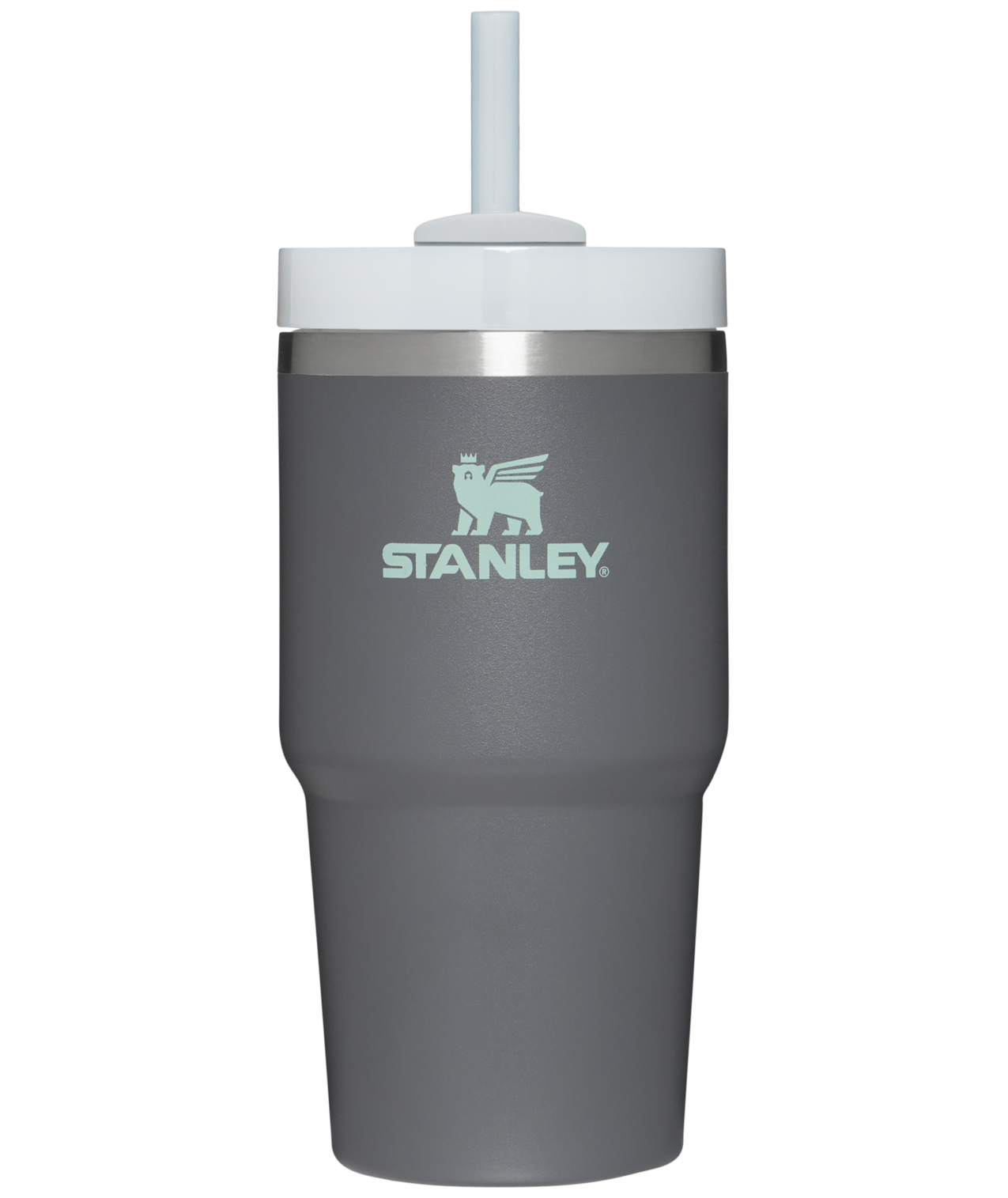 Double-Wall Vacuum The Quencher H2.0 Flowstate Tumbler | Stanley Create D330L - FlowState 3-Position Lid Insulated Travel Mug - Charcoal