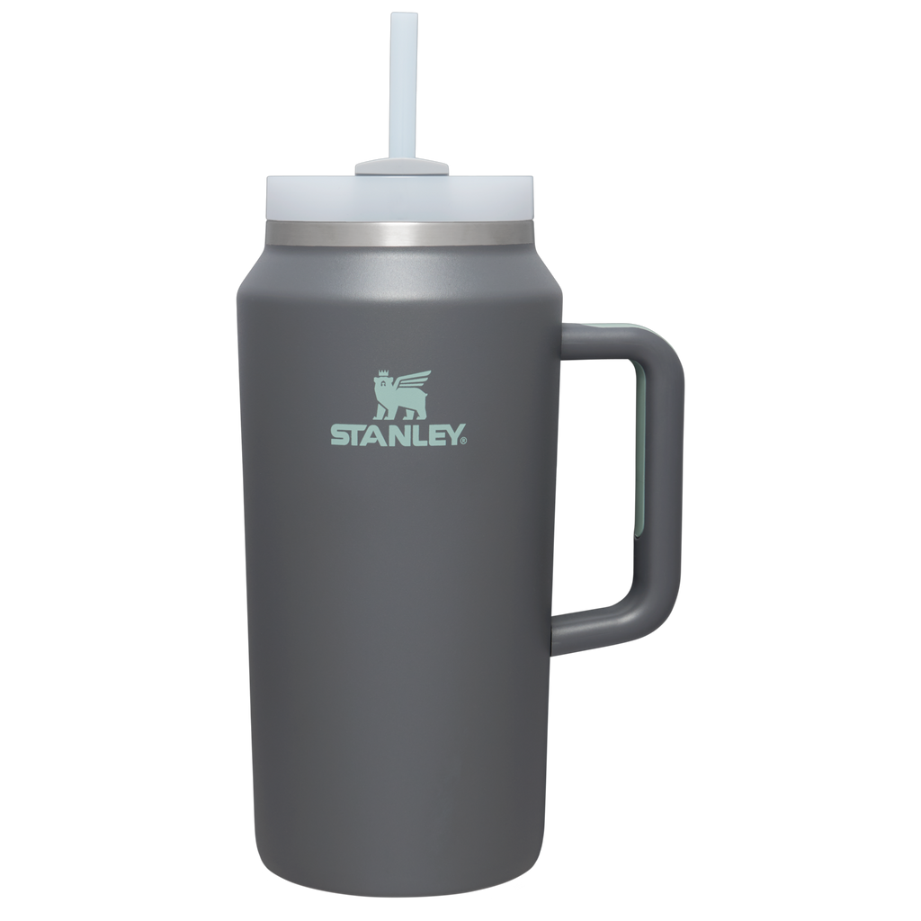 Splash-Resistant FlowState The Quencher H2.0 Flowstate Tumbler D365U - Double-Wall Vacuum Insulated Travel Tumbler with Straw Detail