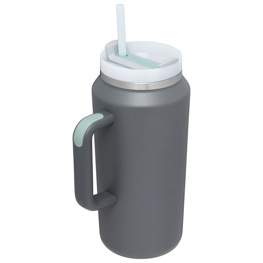 Insulated Travel The Quencher H2.0 Flowstate Tumbler D033Q - Double-Wall Vacuum Insulated Travel Tumbler with Straw Detail
