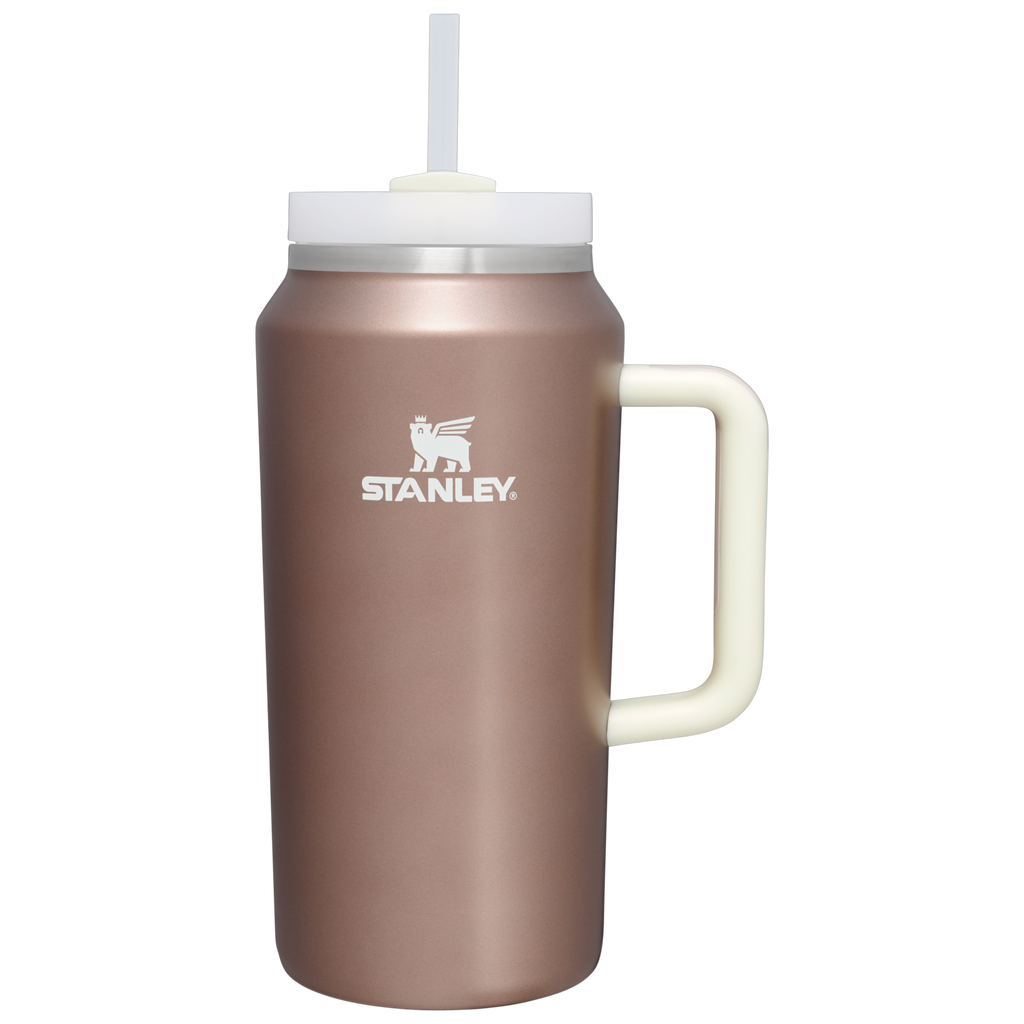 Insulated Travel The Quencher H2.0 Flowstate Tumbler D033Q - Double-Wall Vacuum Insulated Travel Tumbler with Straw Detail