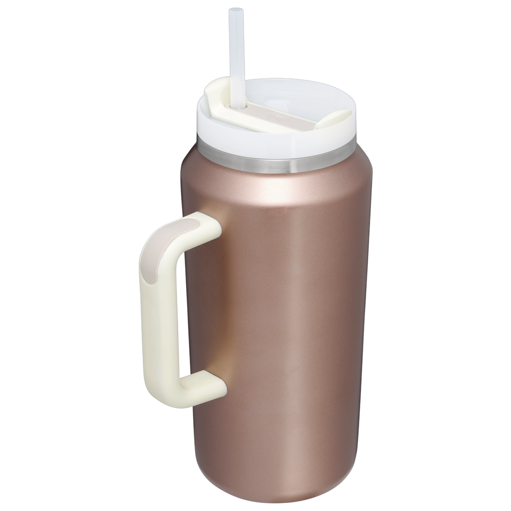 Splash-Resistant FlowState The Quencher H2.0 Flowstate Tumbler D365U - Double-Wall Vacuum Insulated Travel Tumbler with Straw Detail