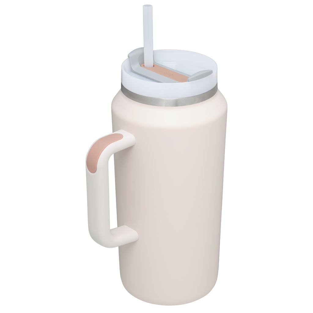 Splash-Resistant FlowState The Quencher H2.0 Flowstate Tumbler D365U - Double-Wall Vacuum Insulated Travel Tumbler with Straw Detail