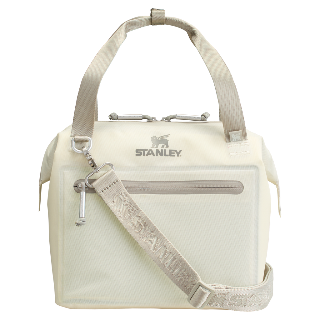 Premium All-Weather The All Day Julienne Mini Cooler D052R - Heavy-Duty Ice-Retention Food & Beverage Carrier - Cream