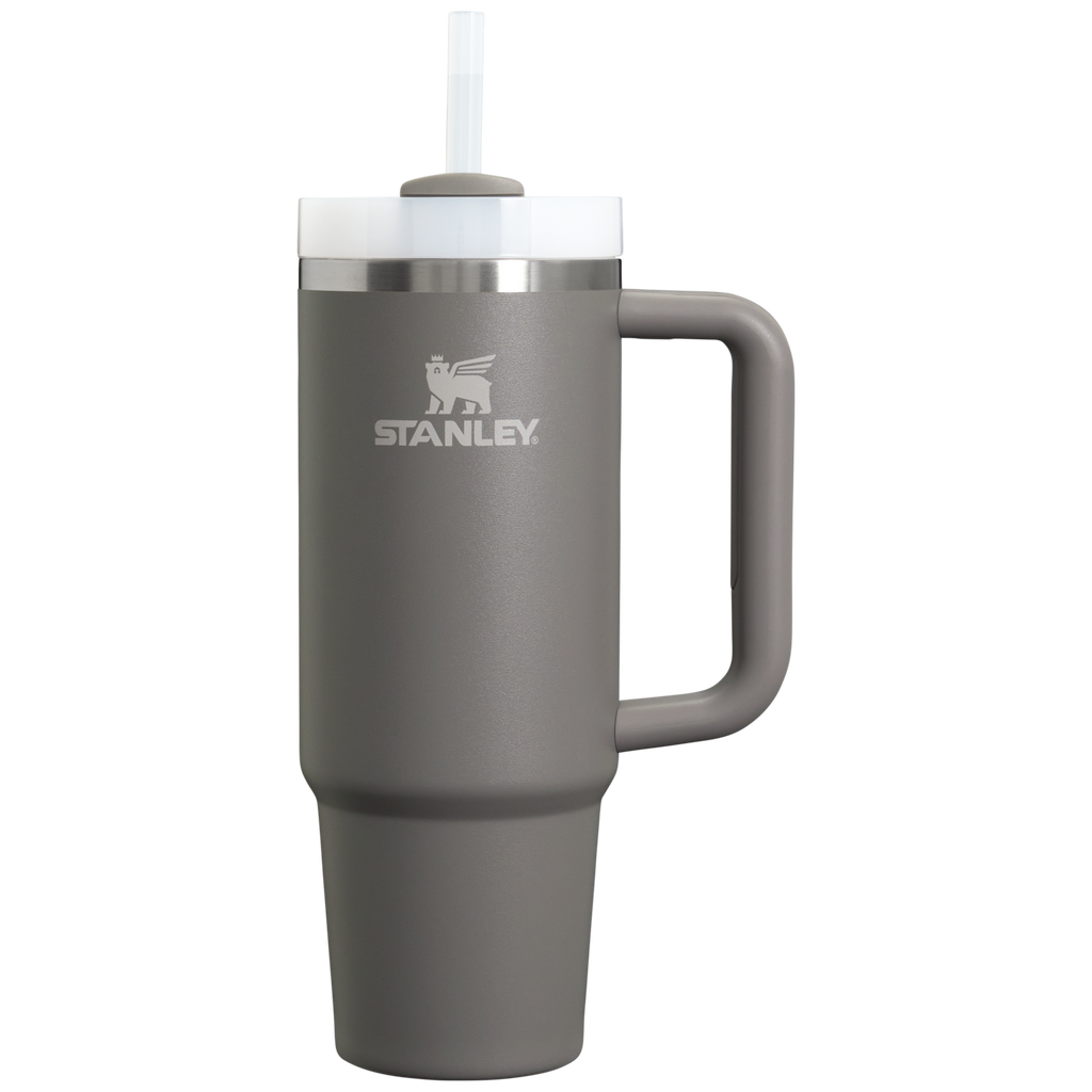 Double-Wall Vacuum The Quencher H2.0 Flowstate Tumbler D051L - Double-Wall Vacuum Insulated Travel Tumbler with Straw - Stone