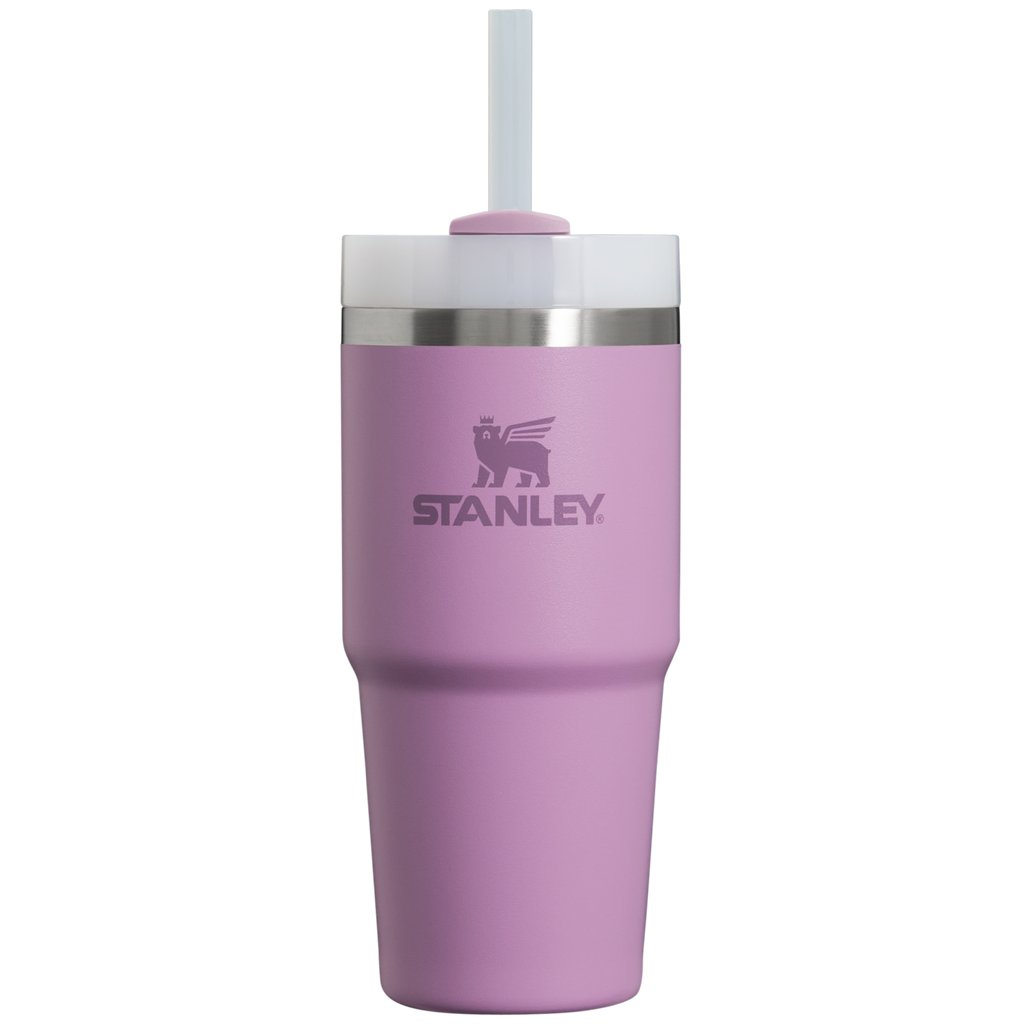 Splash-Resistant FlowState The Quencher H2.0 Flowstate Tumbler  | Stanley Create D329E - 40oz Large Capacity Car-Cup Friendly Quencher - Lilac