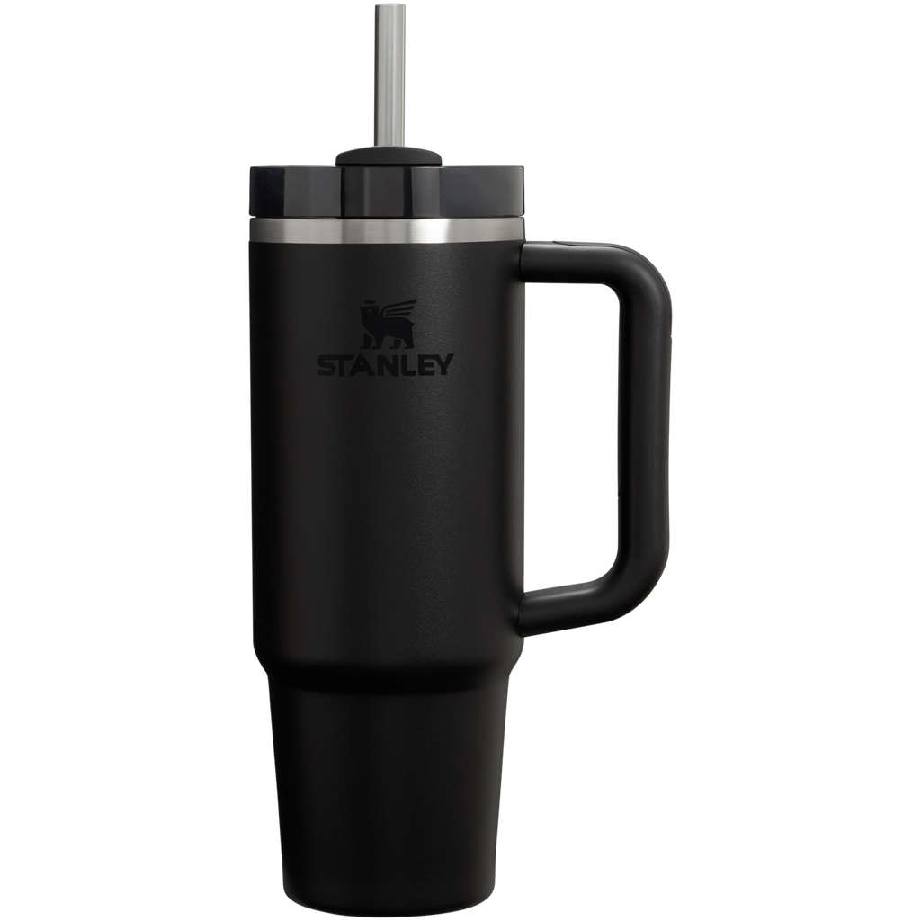 Double-Wall Vacuum The Quencher H2.0 Flowstate Tumbler D051L - Double-Wall Vacuum Insulated Travel Tumbler with Straw - Black 2.0