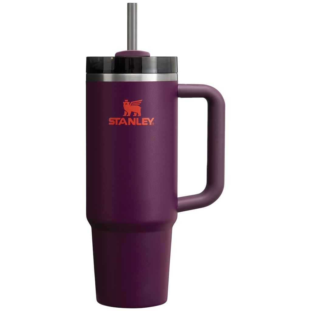 Car-Cup Friendly The Quencher H2.0 Flowstate Tumbler | Stanley Create D331C - FlowState 3-Position Lid Insulated Travel Mug - Plum