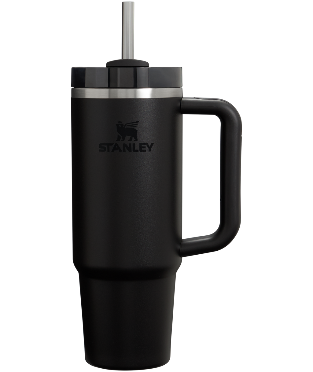 Car-Cup Friendly The Quencher H2.0 Flowstate Tumbler | Stanley Create D331C - FlowState 3-Position Lid Insulated Travel Mug - Black 2.0