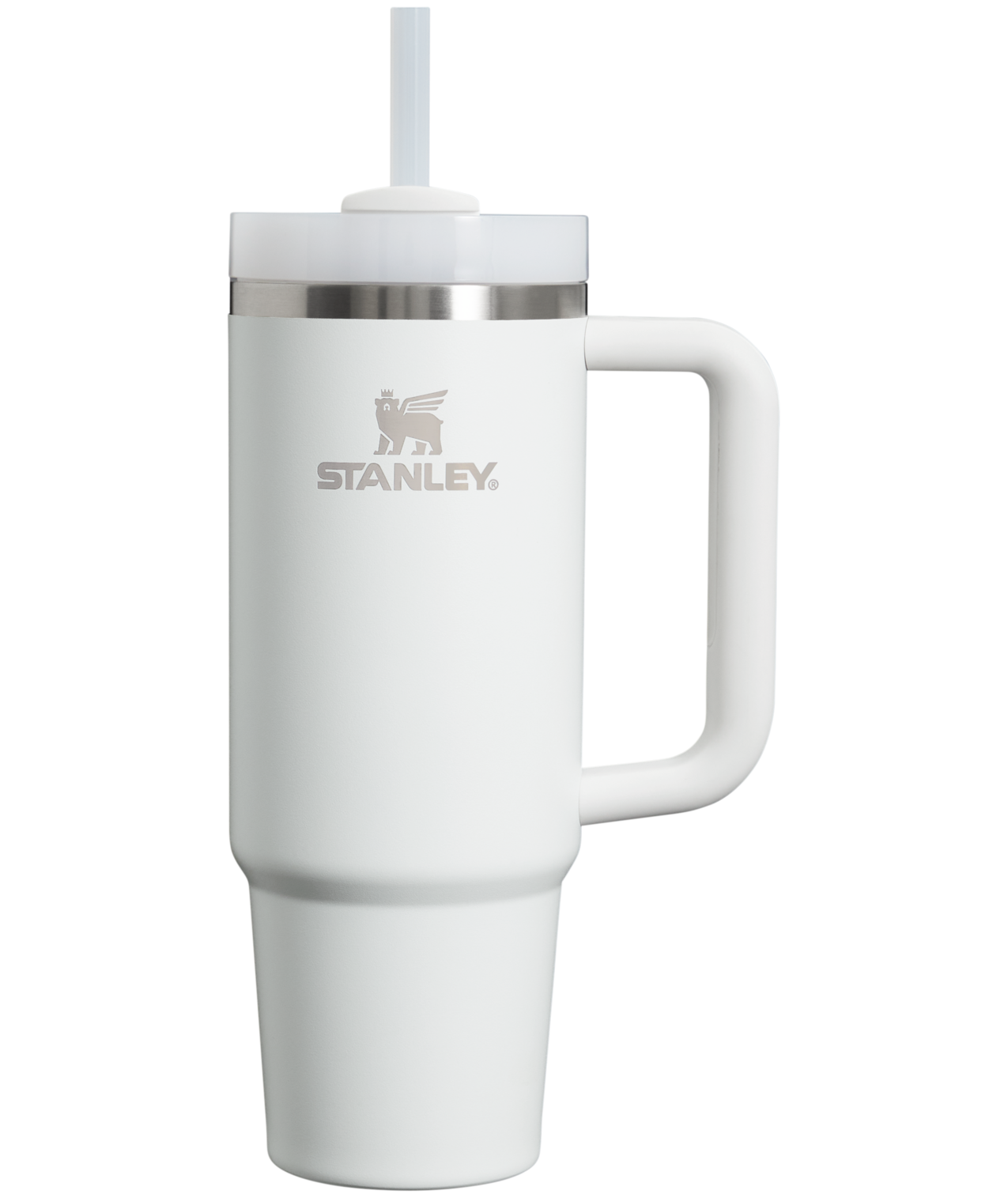 Car-Cup Friendly The Quencher H2.0 Flowstate Tumbler | Stanley Create D331C - FlowState 3-Position Lid Insulated Travel Mug - Frost