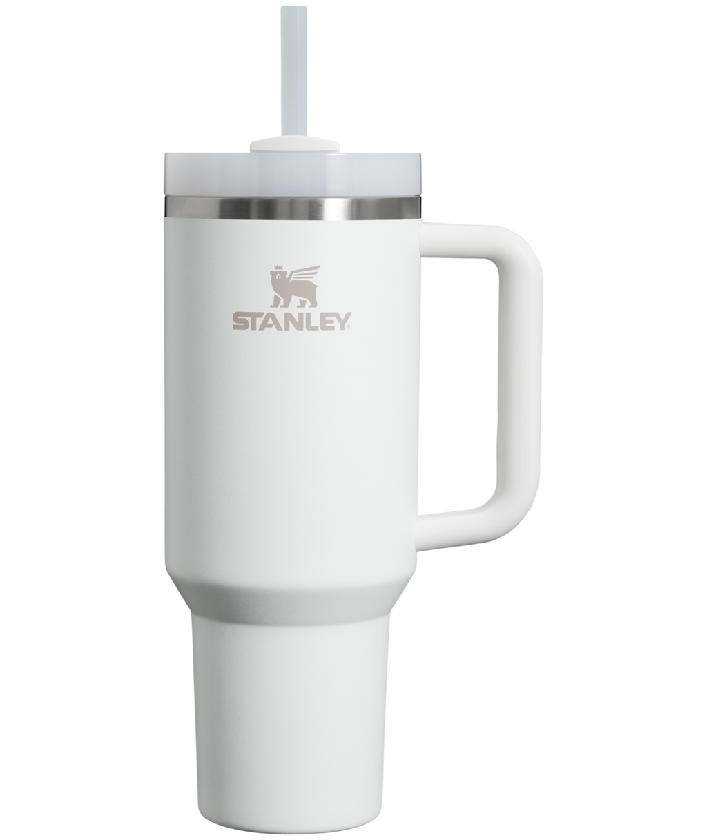 Car-Cup Friendly The Quencher H2.0 Flowstate Tumbler  | Stanley Create D332L - 40oz Large Capacity Car-Cup Friendly Quencher - Frost