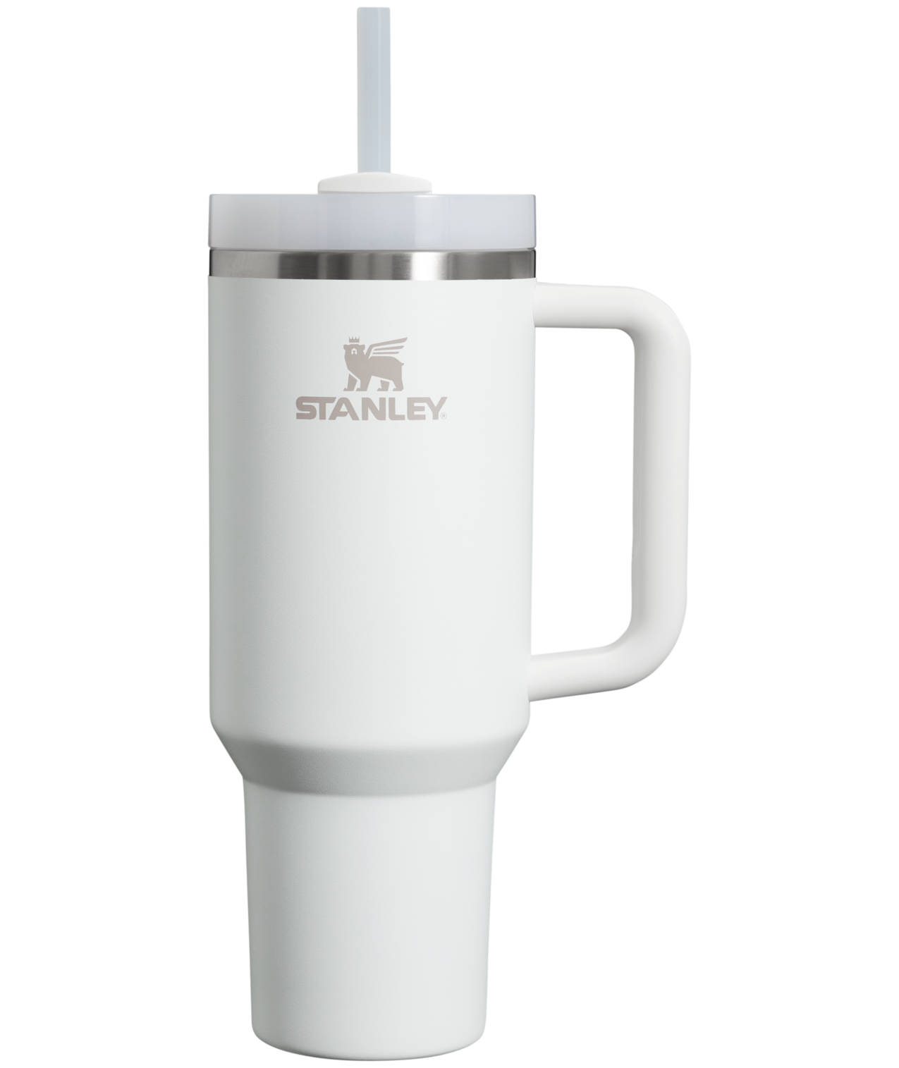 Car-Cup Friendly The Quencher H2.0 Flowstate Tumbler  | Stanley Create D332L - 40oz Large Capacity Car-Cup Friendly Quencher - Frost