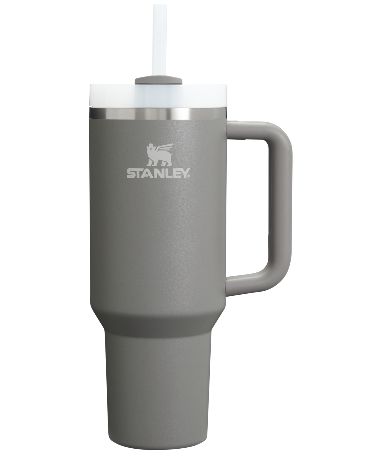 Car-Cup Friendly The Quencher H2.0 Flowstate Tumbler  | Stanley Create D332L - 40oz Large Capacity Car-Cup Friendly Quencher - Stone