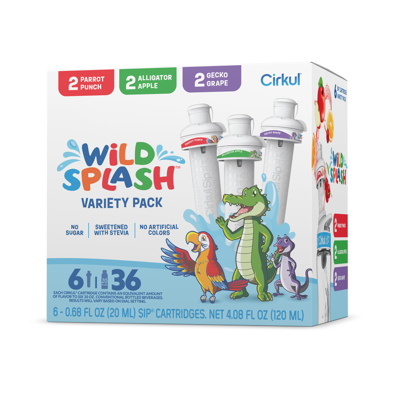 Zero-Calorie Wild Splash 6-Pack Variety Pack 2TB7 - Electrolyte Hydration Enhanced Taste Cartridges - Default Title
