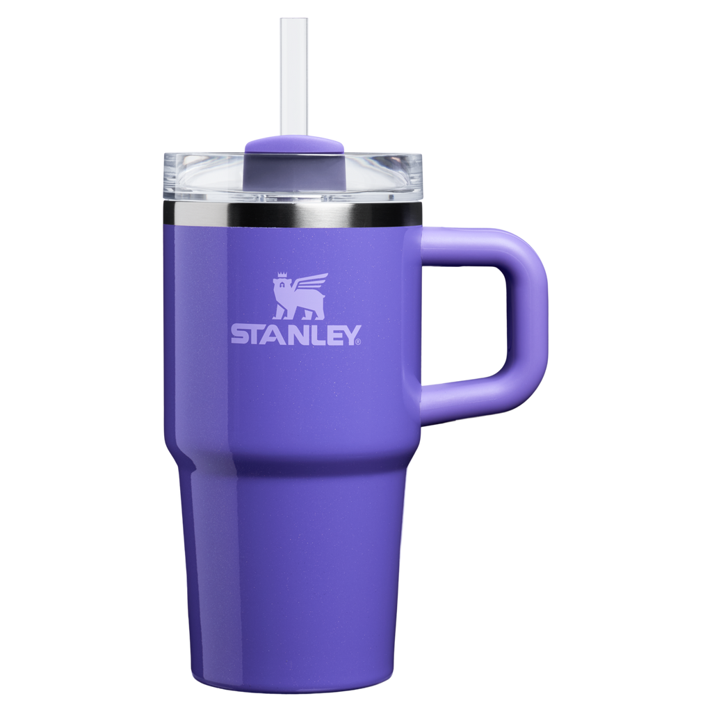 Large Capacity The Quencher H2.O Flowstate Tumbler | Stanley Create D274S - Double-Wall Vacuum Insulated Travel Tumbler with Straw Detail