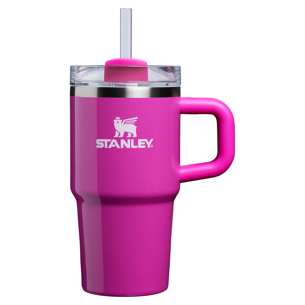 Large Capacity The Quencher H2.O Flowstate Tumbler | Stanley Create D274S - Double-Wall Vacuum Insulated Travel Tumbler with Straw Detail