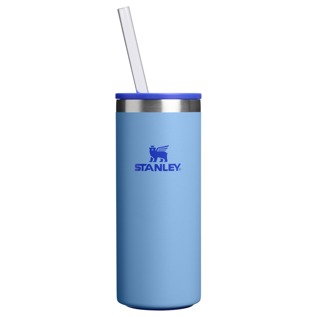 Premium All-Weather The Everyday Slim Can Cooler Cup | Stanley Create D300G - Heavy-Duty Ice-Retention Food & Beverage Carrier - Blue Sky