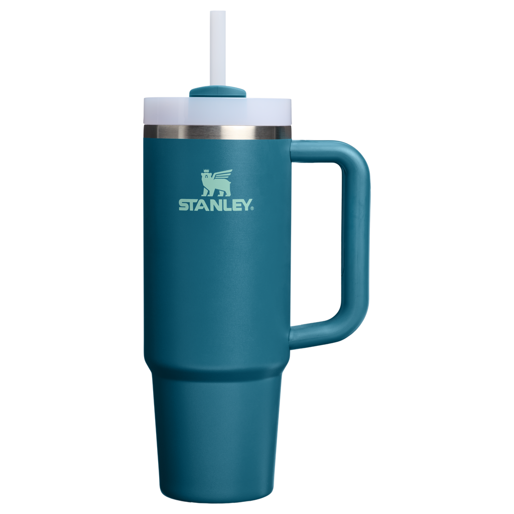 Car-Cup Friendly The Quencher H2.0 Flowstate Tumbler | Stanley Create D331C - FlowState 3-Position Lid Insulated Travel Mug - Coastal Teal
