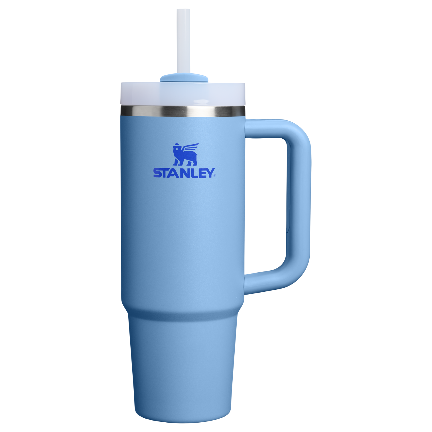 Double-Wall Vacuum The Quencher H2.0 Flowstate Tumbler D051L - Double-Wall Vacuum Insulated Travel Tumbler with Straw - Blue Sky