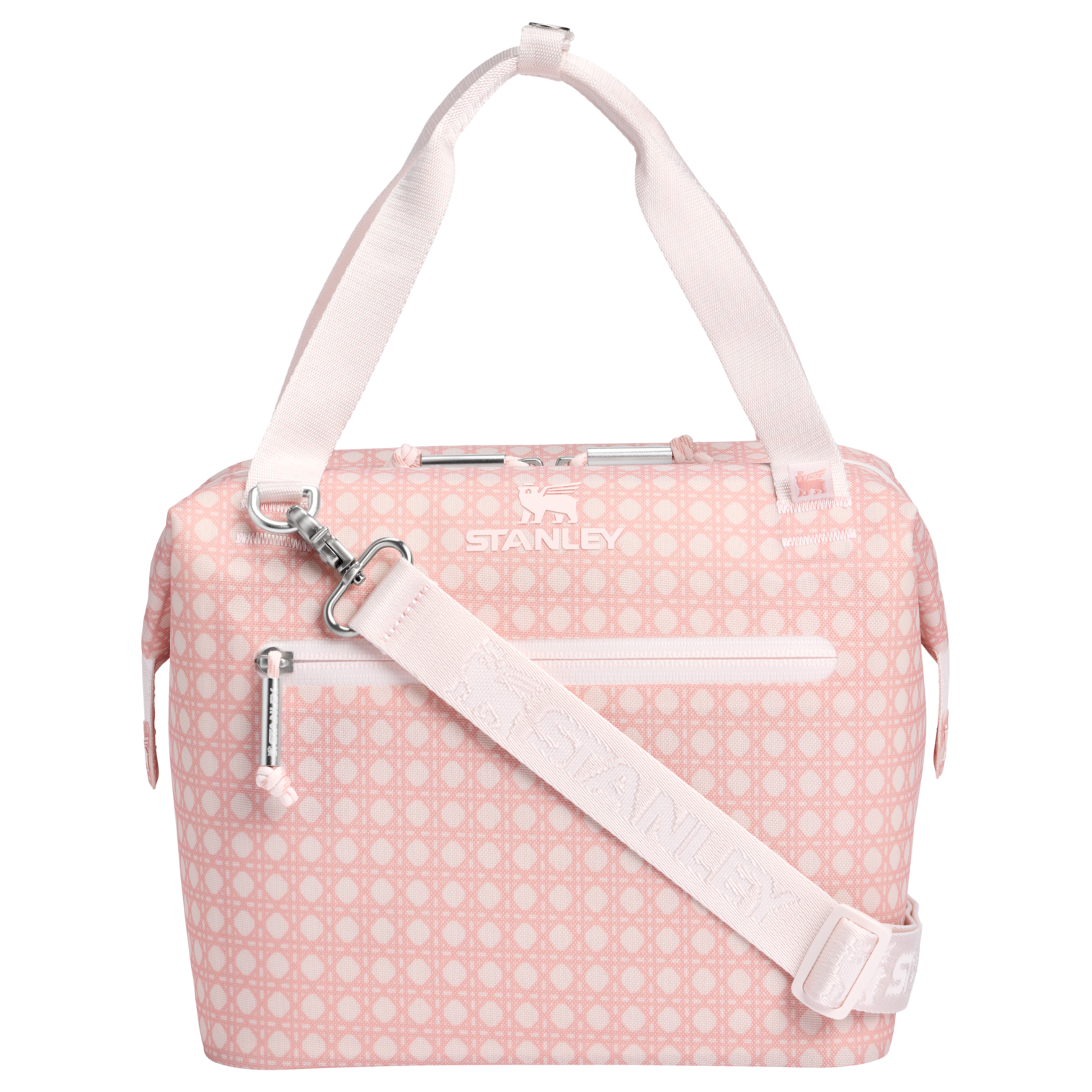 Heavy-Duty Tote The All Day Julienne Mini Cooler D349V - Heavy-Duty Ice-Retention Food & Beverage Carrier - Rose Quartz Rattan