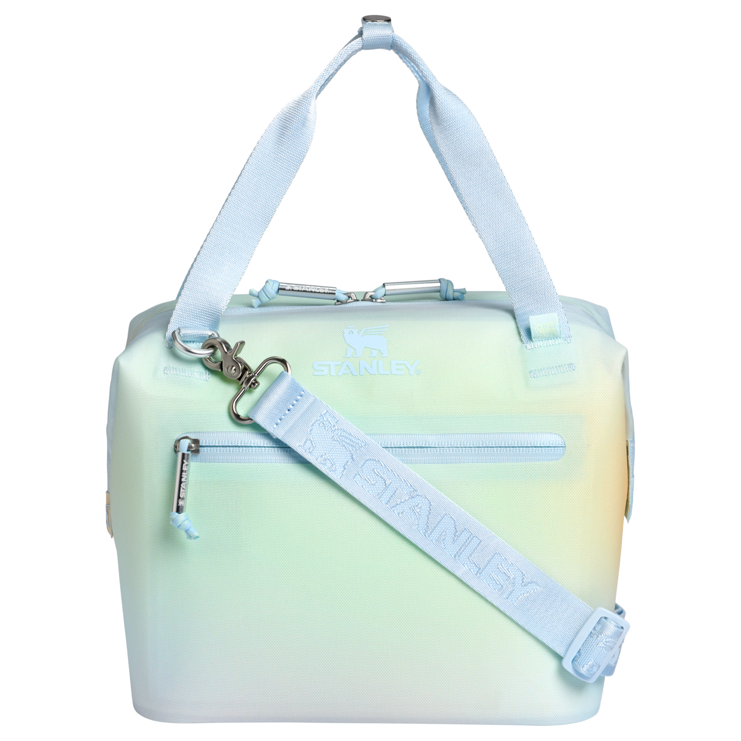 Premium All-Weather The All Day Julienne Mini Cooler D052R - Heavy-Duty Ice-Retention Food & Beverage Carrier - Sunrise Spiral