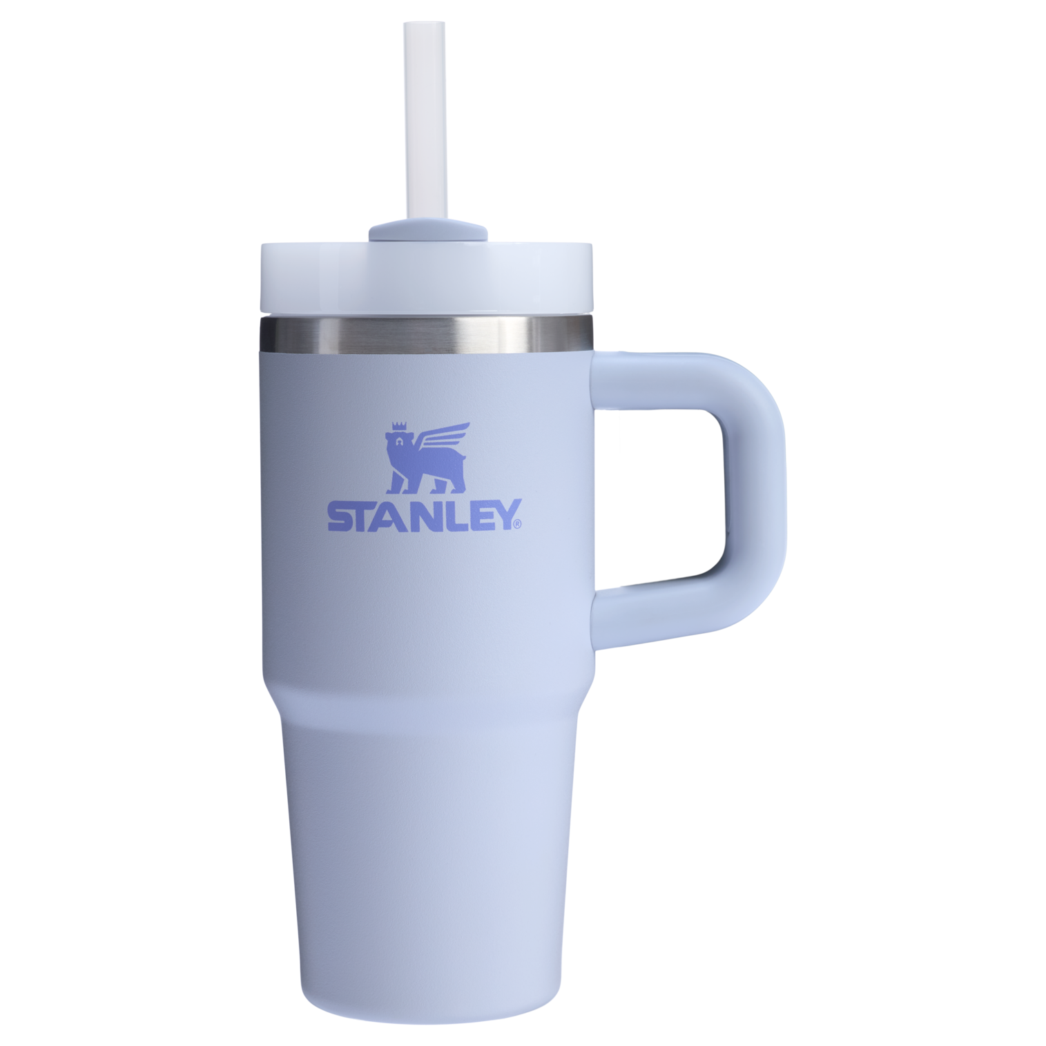 Double-Wall Vacuum The Quencher H2.O Flowstate Tumbler | Stanley Create D291F - Double-Wall Vacuum Insulated Travel Tumbler with Straw Detail