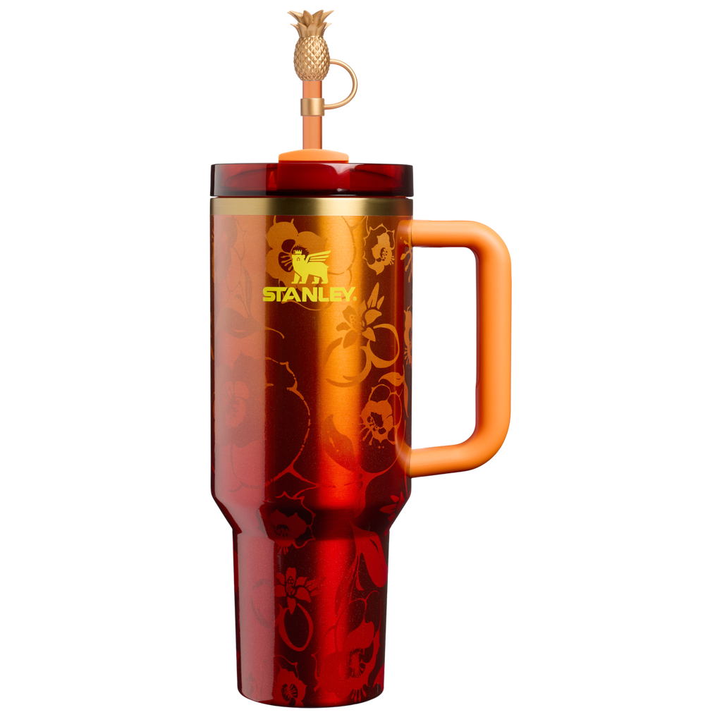 Car-Cup Friendly The Stanley 1913 x Karol G Quencher H2.0 Flowstate Tumbler D275T - 40oz Large Capacity Car-Cup Friendly Quencher - 40oz | KAROL G FLOR
