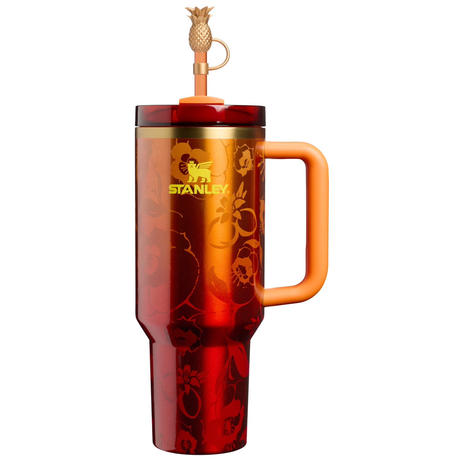 Car-Cup Friendly The Stanley 1913 x Karol G Quencher H2.0 Flowstate Tumbler D275T - 40oz Large Capacity Car-Cup Friendly Quencher - 40oz | KAROL G FLOR