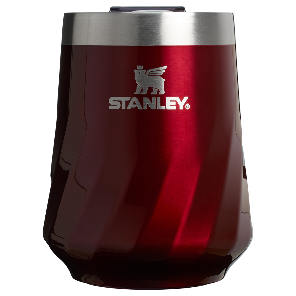 Flavor-Preserving The Textured Reserve Wine Tumbler D141Z - Shatterproof Flavor-Preserving Cocktail Tumbler with Lid - Garnet Shine