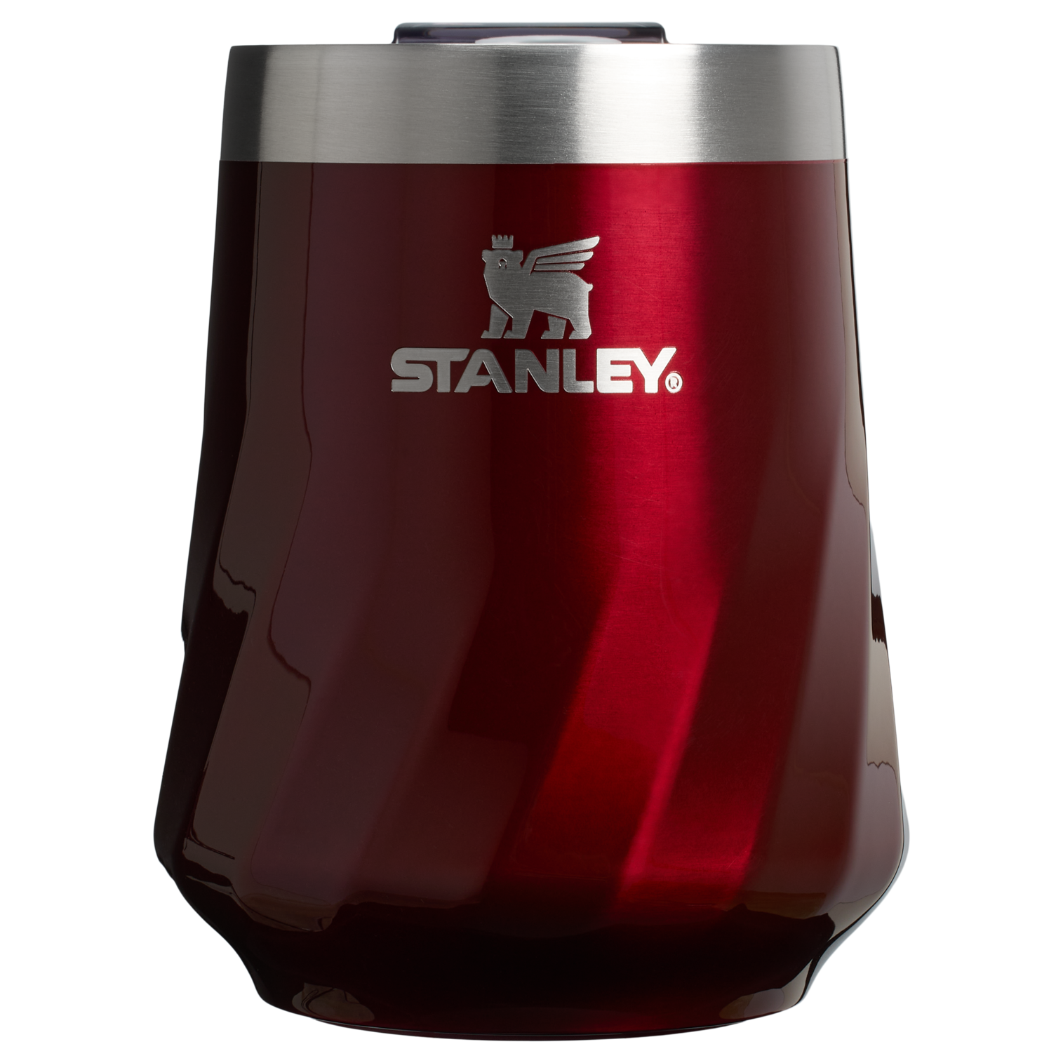 Flavor-Preserving The Textured Reserve Wine Tumbler D141Z - Shatterproof Flavor-Preserving Cocktail Tumbler with Lid - Garnet Shine
