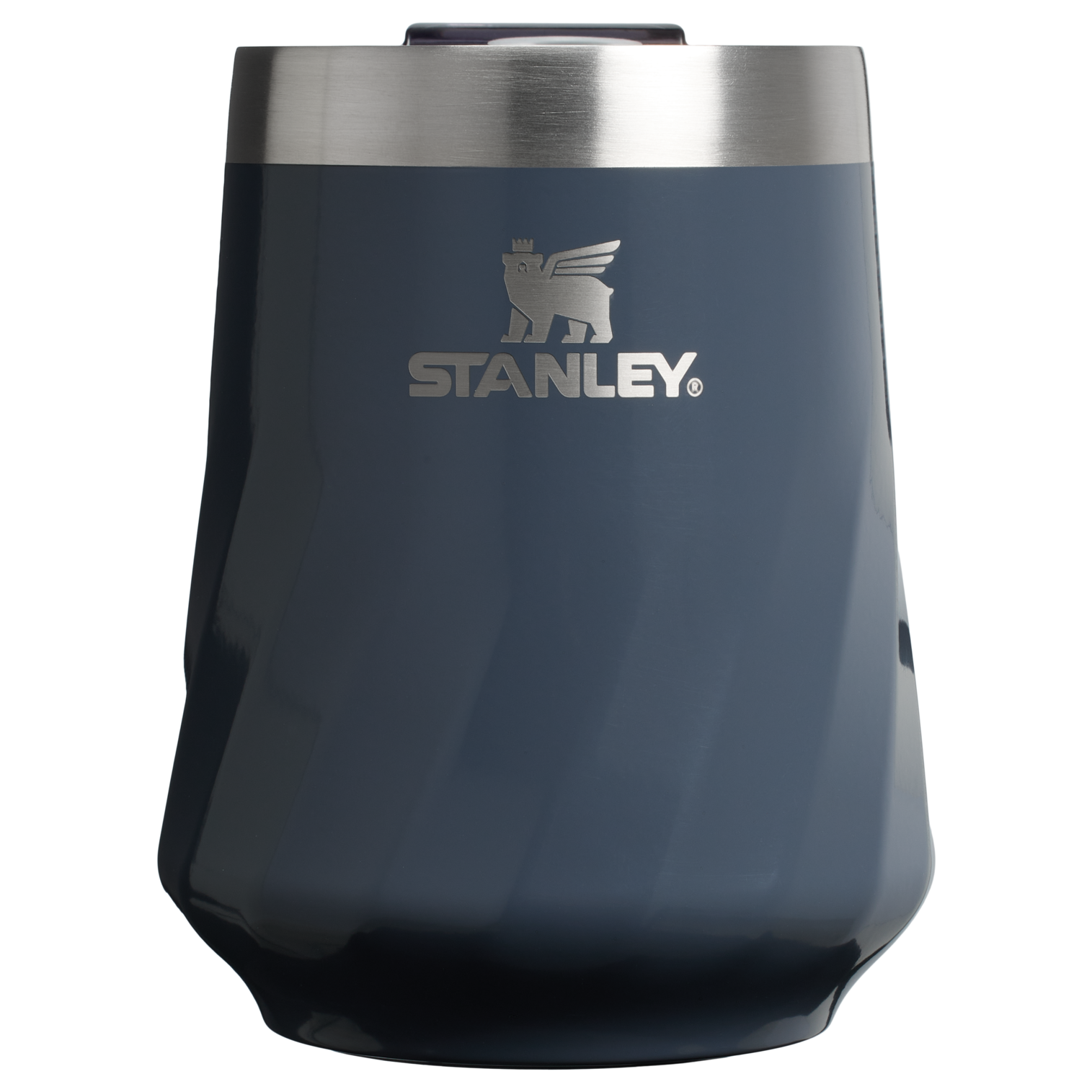 Flavor-Preserving The Textured Reserve Wine Tumbler D141Z - Shatterproof Flavor-Preserving Cocktail Tumbler with Lid - Twilight Gloss