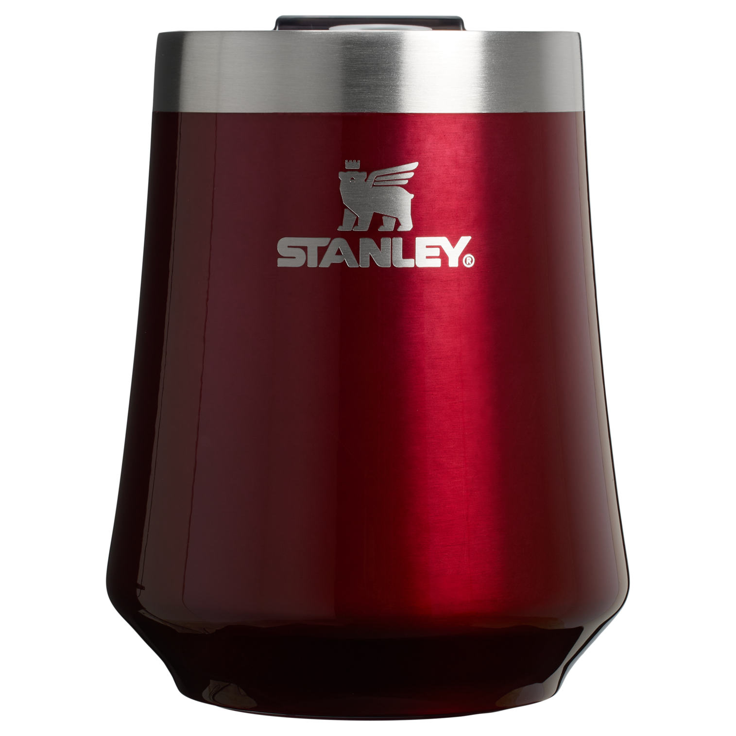Shatterproof Luxury The Reserve Wine Tumbler | Stanley Create D302P - Premium Insulated Egg-Shaped Wine Glass for Outdoors - Garnet Shine