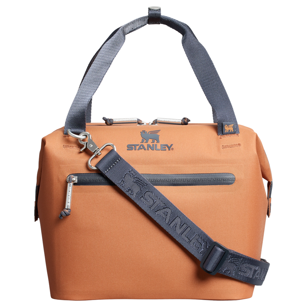 Premium All-Weather The All Day Julienne Mini Cooler D052R - Heavy-Duty Ice-Retention Food & Beverage Carrier - Toast