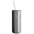 Portable Mini The Everyday Slim Can Cooler Cup D255E - Julienne Series Portable Picnic Chiller Tote - Stainless Steel Shale