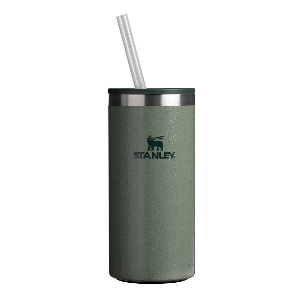 Heavy-Duty Tote The Everyday Tall Can Cooler Cup D117J - Julienne Series Portable Picnic Chiller Tote - Hammertone Green