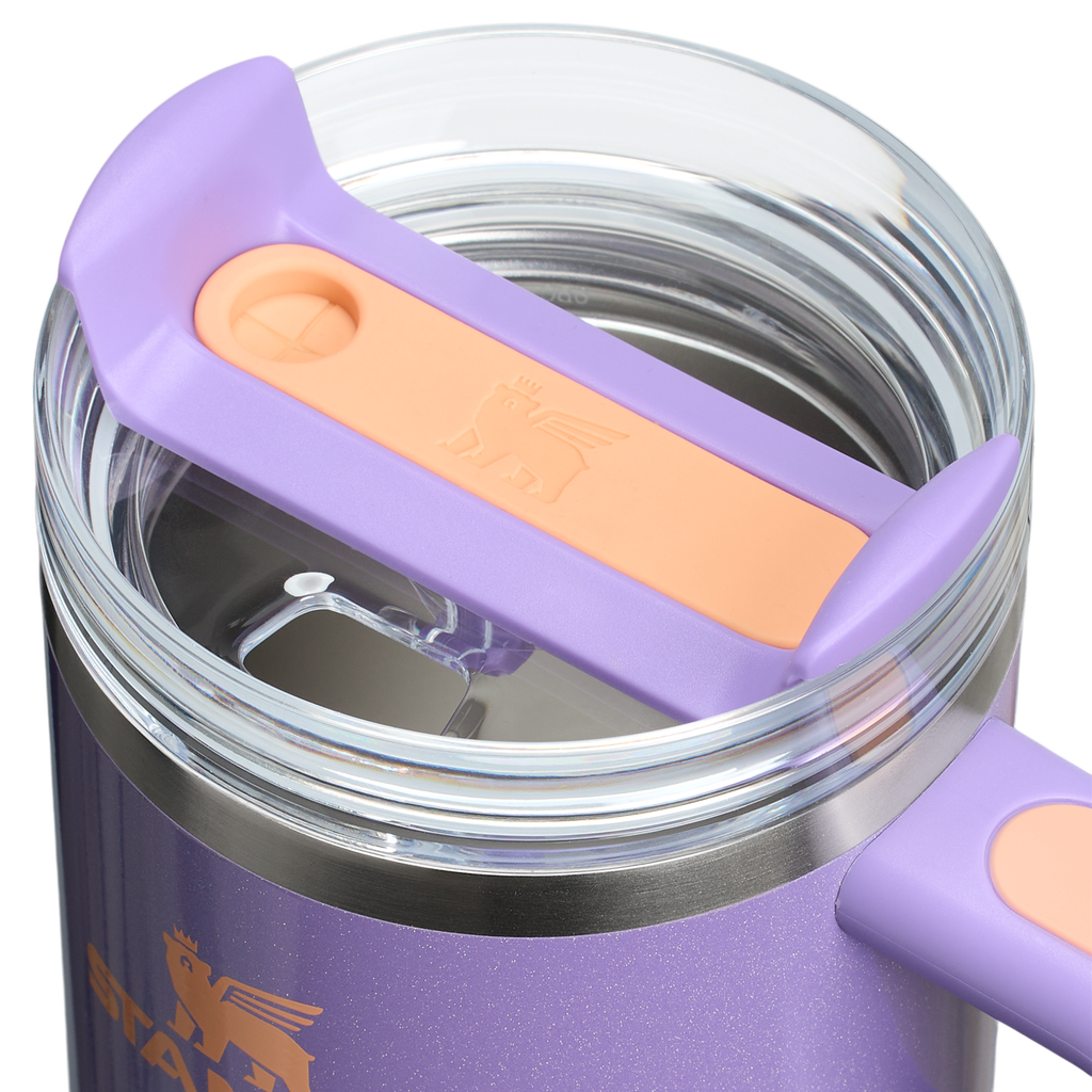 Large Capacity The Quencher H2.O Flowstate Tumbler | Stanley Create D274S - Double-Wall Vacuum Insulated Travel Tumbler with Straw Detail