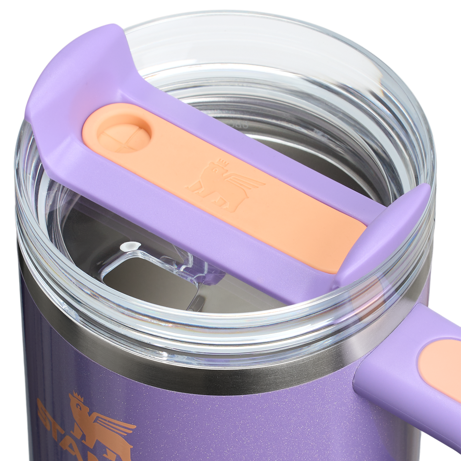 Double-Wall Vacuum The Quencher H2.O Flowstate Tumbler D251V - Double-Wall Vacuum Insulated Travel Tumbler with Straw Detail