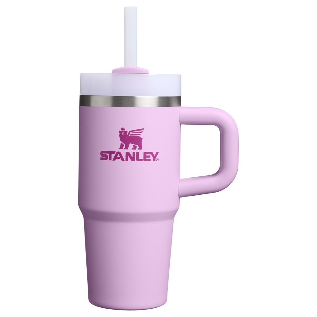Double-Wall Vacuum The Quencher H2.O Flowstate Tumbler | Stanley Create D291F - Double-Wall Vacuum Insulated Travel Tumbler with Straw - Soft Orchid