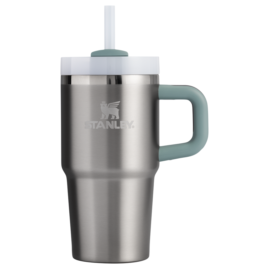 Large Capacity The Quencher H2.O Flowstate Tumbler | Stanley Create D274S - Double-Wall Vacuum Insulated Travel Tumbler with Straw Detail