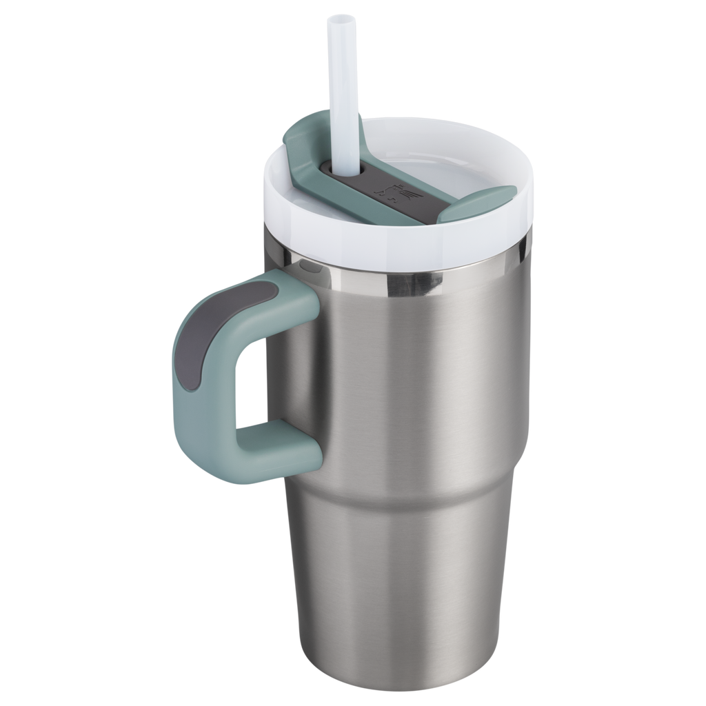 Large Capacity The Quencher H2.O Flowstate Tumbler with Handle | Stanley Create D309N - Premium Stainless Steel Straw Cup for All-Day Hydration Detail